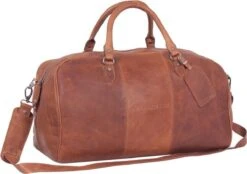 Chesterfield Leren Reistas / Weekendtas William - 40 Liter - Cognac 34 Chesterfield Leren Reistas / Weekendtas William - 40 Liter - Cognac -Reisbagage Winkel 1200x843 4