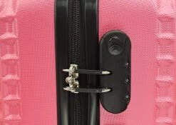 SB Travelbags Handbagage Koffer 55cm 4 Wielen Trolley - Roze -Reisbagage Winkel 1200x848 1