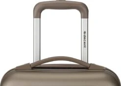 Decent Handbagage Koffer / Trolley / Reiskoffer - 42 Cm - 24 Liter - ABS - Maxi Air - Champagne -Reisbagage Winkel 1200x854