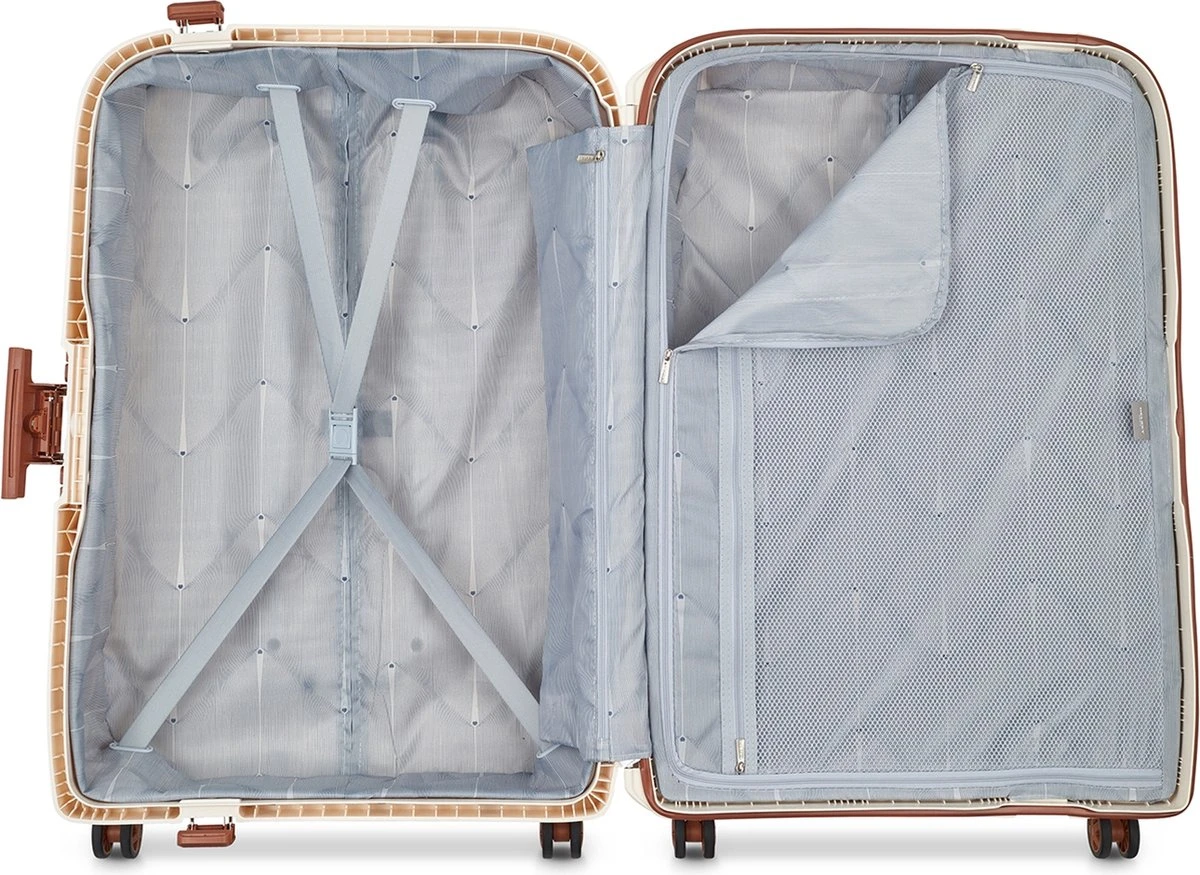 Delsey Harde Koffer / Trolley / Reiskoffer - Moncey - 76 Cm (large) - Wit 6 Delsey Harde Koffer / Trolley / Reiskoffer - Moncey - 76 Cm (large) - Wit - Afbeelding 4