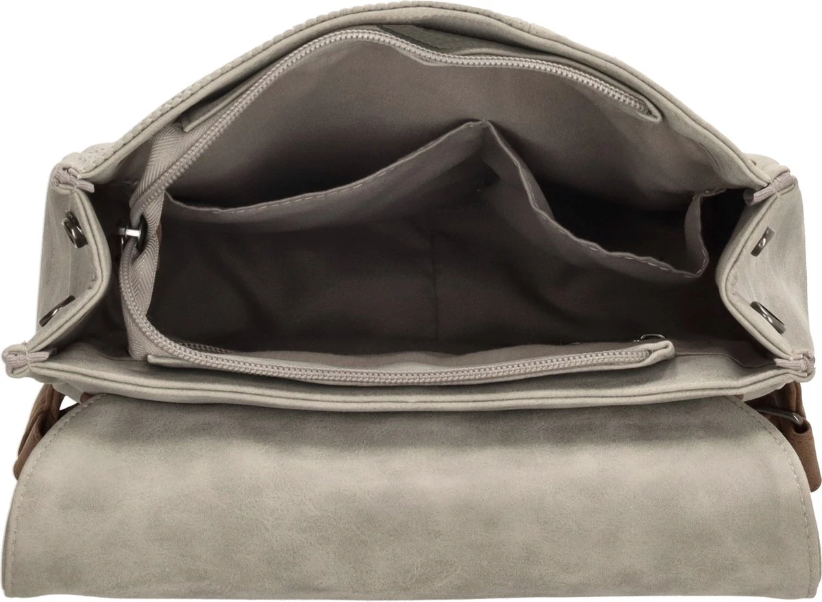 Beagles Brunete Rugzak - Lichtgrijs 6 Beagles Brunete Rugzak - Lichtgrijs - Afbeelding 4