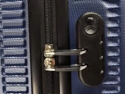 SB Travelbags Handbagage Koffer 55cm 4 Wielen Trolley - Blauw -Reisbagage Winkel 1200x898