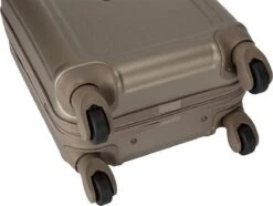 Decent Handbagage Koffer / Trolley / Reiskoffer - 42 Cm - 24 Liter - ABS - Maxi Air - Champagne -Reisbagage Winkel 1200x904