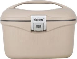 Decent Beautycase Dames / Reiskoffer - Hardcase - Sportivo - Beige -Reisbagage Winkel 1200x922 2