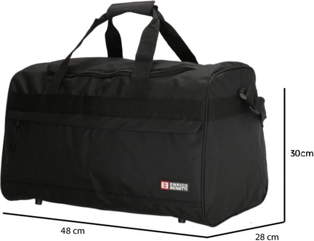 Enrico Benetti San José S 46041 Sporttas / Reistas - Zwart 9 Enrico Benetti San José S 46041 Sporttas / Reistas - Zwart - Afbeelding 7