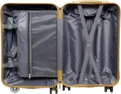 Monopol - Brisbane - Handbagage + BEATYCASE! - 100% Polycarbonaat - Antraciet - Maat XS / 25 Liter + 18 Liter -Reisbagage Winkel 1200x926