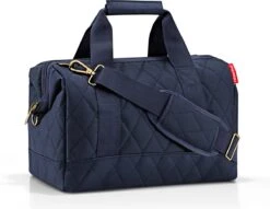 Reisenthel Allrounder M Reistas Sporttas - 18L - Rhombus Midnight Gold Blauw -Reisbagage Winkel 1200x928 3