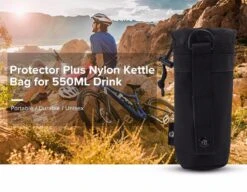 Merkloos Zwart Protector Plus Unisex Duurzame Nylon Kettle Bag Voor 550ML Drink Wandelen, Survival, Air-soft, Paintball | Beschermhoes Waterfles/drinkfles | X000KQ1011 -Reisbagage Winkel 1200x935 3