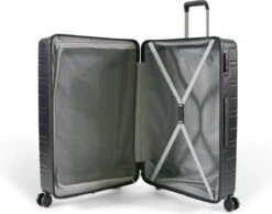 ©TROLLEYZ - Amsterdam No.9 - Reiskoffer 78cm Met TSA Slot - Dubbele Wielen - 360° Spinners - 100% ABS - Reiskoffer In Night Black -Reisbagage Winkel 1200x941 5