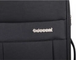Decent D-Upright Large Koffer - 76 Cm Expandable - TSA Slot - Zwart -Reisbagage Winkel 1200x947