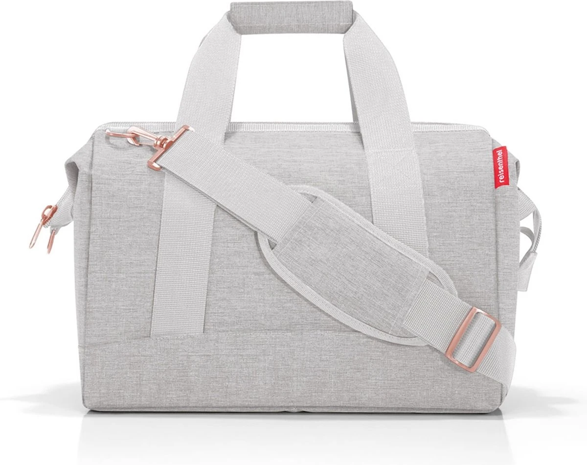 Reisenthel Allrounder M Reistas Sporttas - 18L - Twist Sky Rose Grijs 4 Reisenthel Allrounder M Reistas Sporttas - 18L - Twist Sky Rose Grijs - Afbeelding 2