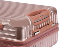 Royal Swiss - Kofferset - Cijferslot- Lichtgewicht Koffer - 4 Wielen- Rosé Gold -Reisbagage Winkel 1200x955 6