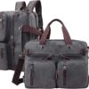 Jeusin® Multifunctionele Comfortabele Laptoptas 3-in-1 Rugtas - Schoudertas - Voor 17,3-inch Laptop Formaat - Grijs -Reisbagage Winkel 1200x962