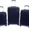 Tobeyz - Kofferset - 3-delig Zwart Handbagage - Verrijdbaar Op 4 Wielen - Stevig ABS - Lichtgewicht, Trolley -Reisbagage Winkel 1200x975