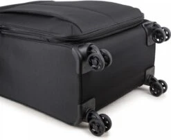 Decent D-Upright Large Koffer - 76 Cm Expandable - TSA Slot - Zwart -Reisbagage Winkel 1200x980