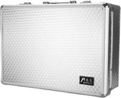 Beautycase / Beautykoffer Zilver Kleur - Functioneel - Aluminium Mobiel - Alle Beautygereedschappen- Kapper - Tattoo - Nagel - Visagie - Make-up - Cosmetica - Schmink - Beauty Case / Beauty Koffer Portable -Reisbagage Winkel 1200x981 4
