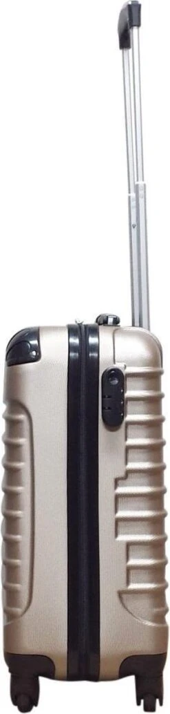 Castillo Quadrant 2 Delige ABS Kofferset (XL + S) - Champagne -Reisbagage Winkel 287x1200