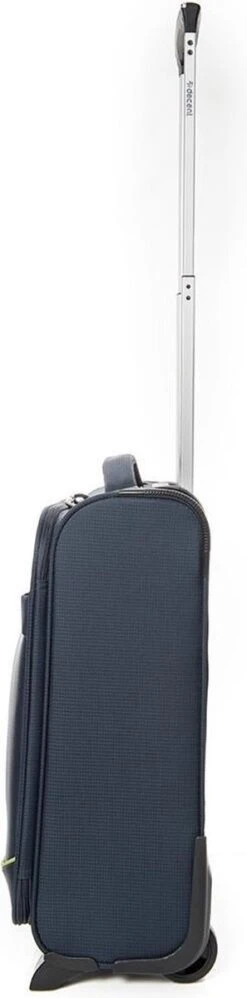 Decent Handbagage Koffer / Trolley / Reiskoffer - 50 Cm - 35 Liter - Polyester - Super-Light - Blauw 22 Decent Handbagage Koffer / Trolley / Reiskoffer - 50 Cm - 35 Liter - Polyester - Super-Light - Blauw -Reisbagage Winkel 297x1200