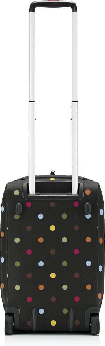 Reisenthel Allrounder Trolley Reiskoffer Reistas Op 2 Wielen - 30L - Dots Zwart 6 Reisenthel Allrounder Trolley Reiskoffer Reistas Op 2 Wielen - 30L - Dots Zwart - Afbeelding 4