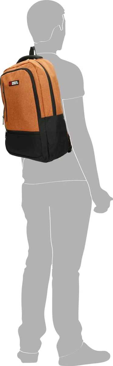 Enrico Benetti Hamburg 62124 Laptoprugzak Met 15" Laptopvak - Roest 4 Enrico Benetti Hamburg 62124 Laptoprugzak Met 15" Laptopvak - Roest - Afbeelding 2