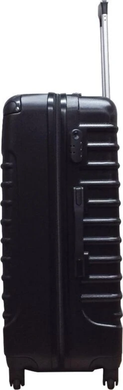 Castillo Quadrant 2 Delige ABS Kofferset (XL + S) - Zwart -Reisbagage Winkel 379x1200