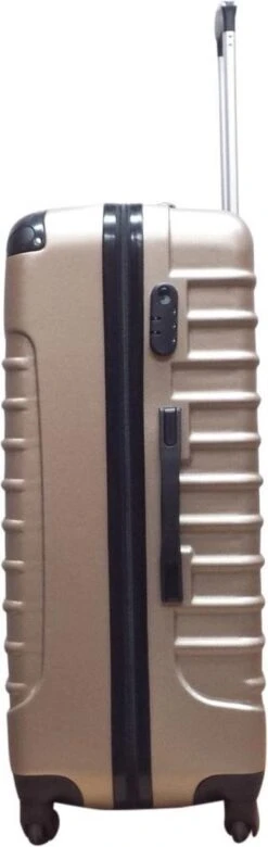 Castillo Quadrant 2 Delige ABS Kofferset (XL + S) - Champagne -Reisbagage Winkel 380x1200