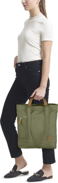 Fjallraven Fjällräven Totepack No. 1 Unisex Rugzak - Green -Reisbagage Winkel 381x1200