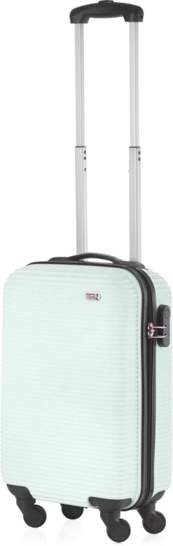 TravelZ Horizon Handbagagekoffer - 54cm Handbagage Trolley Met Gevoerde Binnenkant - Mint -Reisbagage Winkel 382x1200