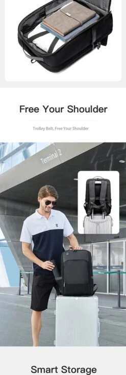 Arctic Hunter Rugtas - Laptop Tas - 15,6 Inch - Waterafstotend - Usb Oplaadstation -Reisbagage Winkel 405x1200 4