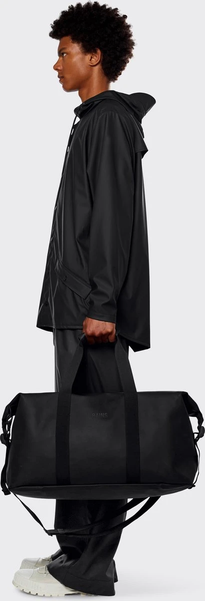Rains Weekendtas 37 Liter - Zwart 6 Rains Weekendtas 37 Liter - Zwart - Afbeelding 4