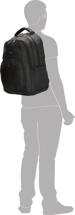Enrico Benetti Northern 47219 Sportieve Laptoprugzak 17" - Zwart -Reisbagage Winkel 418x1200 3