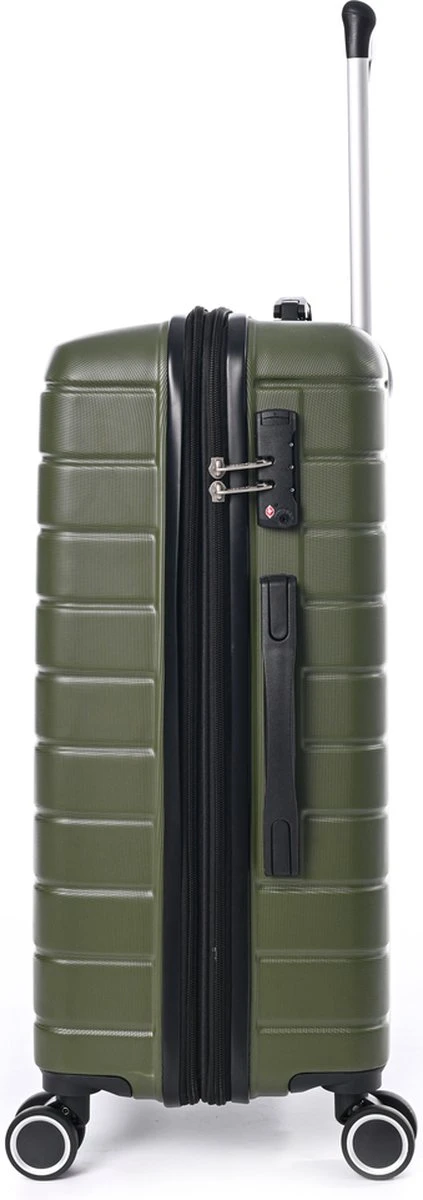 Jump Arogado - Reiskoffer - 66 Cm - 4 Wielen - TSA-Cijferslot - Kaki 11 Jump Arogado - Reiskoffer - 66 Cm - 4 Wielen - TSA-Cijferslot - Kaki - Afbeelding 9