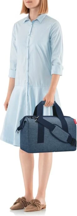Reisenthel Allrounder M Reistas Sporttas - 18L - Twist Blue Blauw -Reisbagage Winkel 429x1200 2