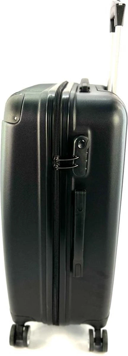 AATravel M Reiskoffer - Trolley ABS - Met Dubbele Wielen - 66 Cm - 66 Liter - Zwart 8 AATravel M Reiskoffer - Trolley ABS - Met Dubbele Wielen - 66 Cm - 66 Liter - Zwart - Afbeelding 6