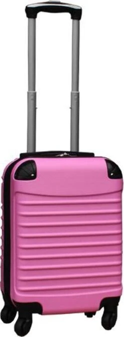 Travelerz Kofferset 3 Delig Met Wielen En Cijferslot - Handbagage Koffers - ABS - Licht Roze 11 Travelerz Kofferset 3 Delig Met Wielen En Cijferslot - Handbagage Koffers - ABS - Licht Roze -Reisbagage Winkel 443x1200 3