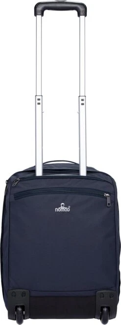 NOMAD® Boarding Rugzak Trolley 26L Dark Navy | Reistas Met Wielen | Handbagage Laptopvak | 35x30x52cm Rugzaktrolley Volwassenen -Reisbagage Winkel 446x1200 2