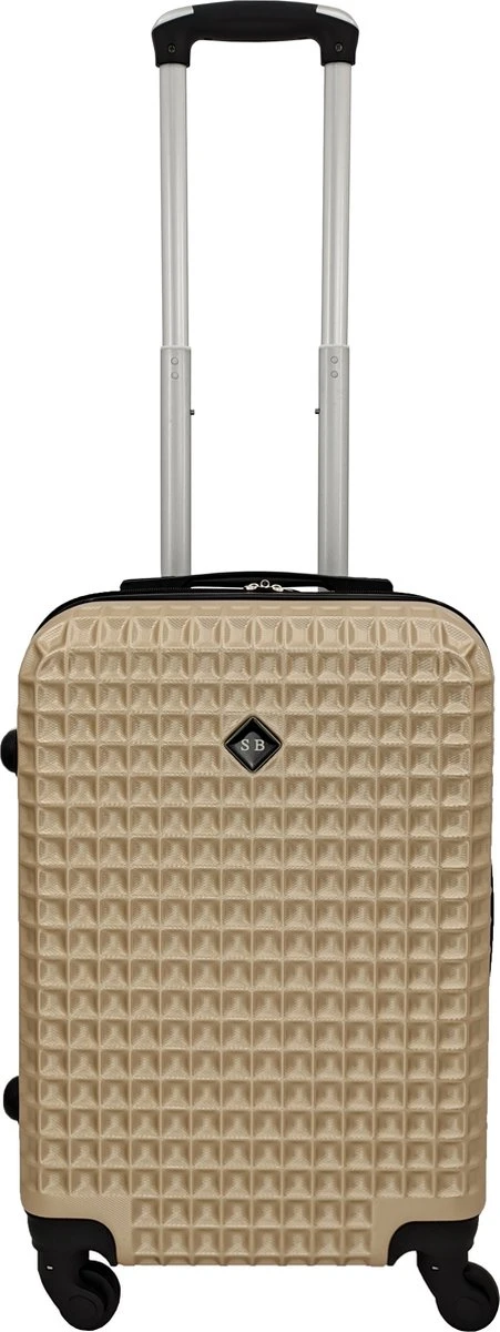 SB Travelbags Handbagage Koffer 51cm 4 Wielen Trolley - Champagne 3 SB Travelbags Handbagage Koffer 51cm 4 Wielen Trolley - Champagne