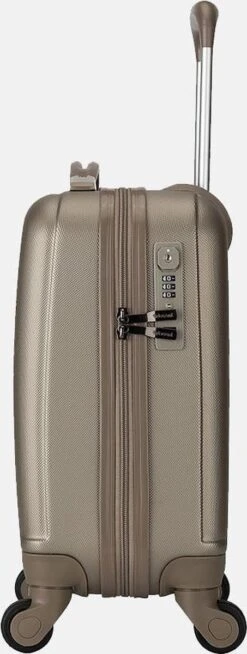 Decent Handbagage Koffer / Trolley / Reiskoffer - 42 Cm - 24 Liter - ABS - Maxi Air - Champagne -Reisbagage Winkel 453x1200