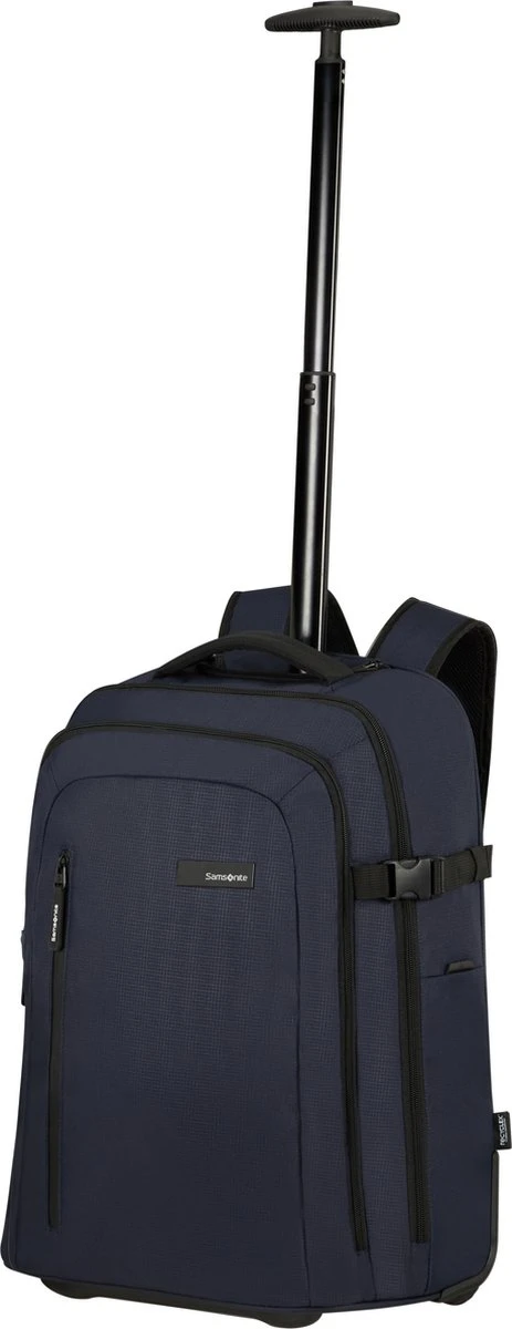 Samsonite Rugzaktrolley Met Laptopvak - Roader Rugzak 17.3 (Handbagage) Dark Blue 11 Samsonite Rugzaktrolley Met Laptopvak - Roader Rugzak 17.3 (Handbagage) Dark Blue - Afbeelding 9