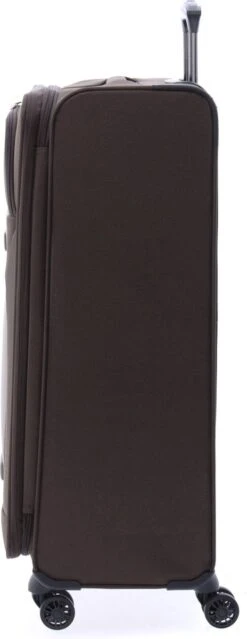 Gladiator Siroco L Grote Koffer 78 Cm - 115 Liter - Expandable - TSA Slot - Bruin -Reisbagage Winkel 464x1200 2