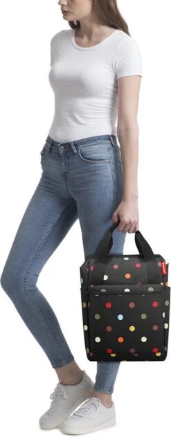 Reisenthel Allrounder R Schouder/ Rugtas - Maat R - 12L - Dots Zwart -Reisbagage Winkel 470x1200 6
