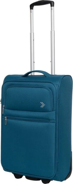 Travelbags Handbagage Zachte Koffer / Trolley / Reiskoffer - The Base - 55 Cm - Groen -Reisbagage Winkel 479x1200 1