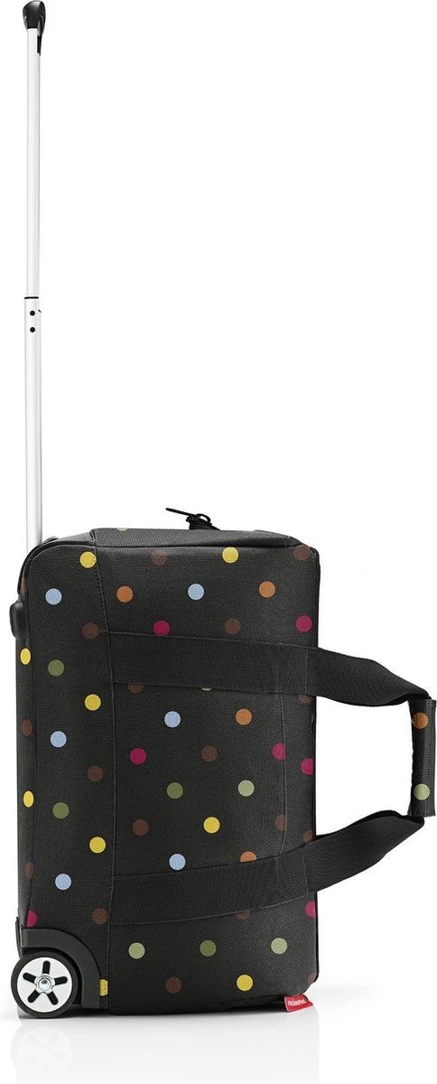 Reisenthel Allrounder Trolley Reiskoffer Reistas Op 2 Wielen - 30L - Dots Zwart 7 Reisenthel Allrounder Trolley Reiskoffer Reistas Op 2 Wielen - 30L - Dots Zwart - Afbeelding 5