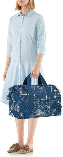 Reisenthel Allrounder L Reistas Sporttas - 30L - Bandana Frame Blauw 10 Reisenthel Allrounder L Reistas Sporttas - 30L - Bandana Frame Blauw -Reisbagage Winkel 484x1200 5