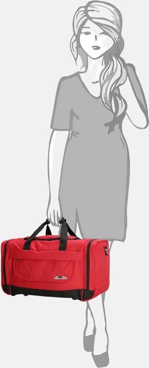 Enrico Benetti Orlando 35300 S Reistas / Sporttas 41 Liter - Rood 9 Enrico Benetti Orlando 35300 S Reistas / Sporttas 41 Liter - Rood - Afbeelding 7