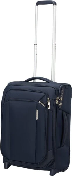 Samsonite Reiskoffer - Respark Upright 55/20 Exp (Handbagage) Midnight Blue -Reisbagage Winkel 495x1200 2