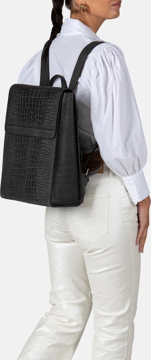 Burkely Casual Cayla Dames Rugtas 14" - Zwart 7 Burkely Casual Cayla Dames Rugtas 14" - Zwart - Afbeelding 5