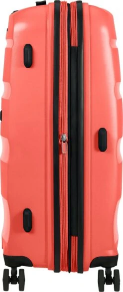 American Tourister Reiskoffer - Bon Air Dlx Spinner 66/24 Tsa Uitbreidbaar (Medium) Flash Coral -Reisbagage Winkel 506x1200 2