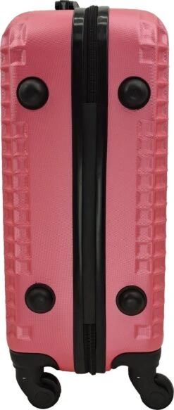 SB Travelbags Handbagage Koffer 55cm 4 Wielen Trolley - Roze -Reisbagage Winkel 508x1200 3
