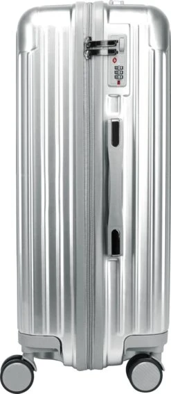 Royal Swiss - Reis Koffer - 66cm - Cijferslot- Lichtgewicht Koffer - 4 Wielen- Zilver 21 Royal Swiss - Reis Koffer - 66cm - Cijferslot- Lichtgewicht Koffer - 4 Wielen- Zilver -Reisbagage Winkel 523x1200 17